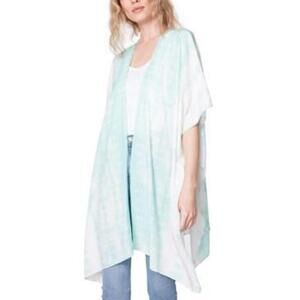 STEVE MADDEN Women's Green Tie Dye Swimsuit Cover Up (OS)